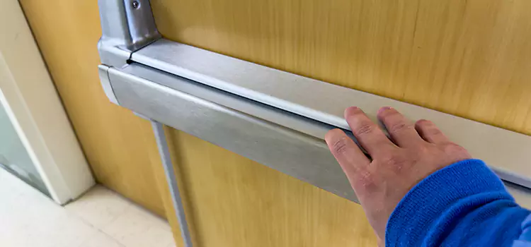 Installing a Push Bar on a Door Arnold